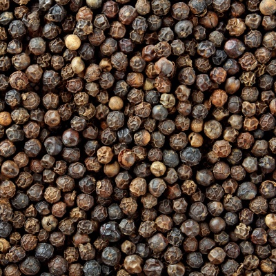 background of peppercorns