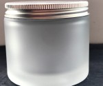 frosted jar